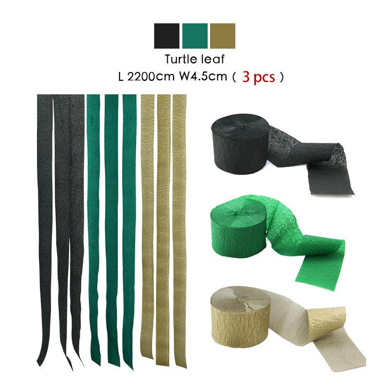Rainbow 3Pcs/Set Crepe Paper Streamers For Wedding Birthday Party Backdrop Decoration Vibrant Multi-Colored Paper Crepe Garland Ribbon Decor