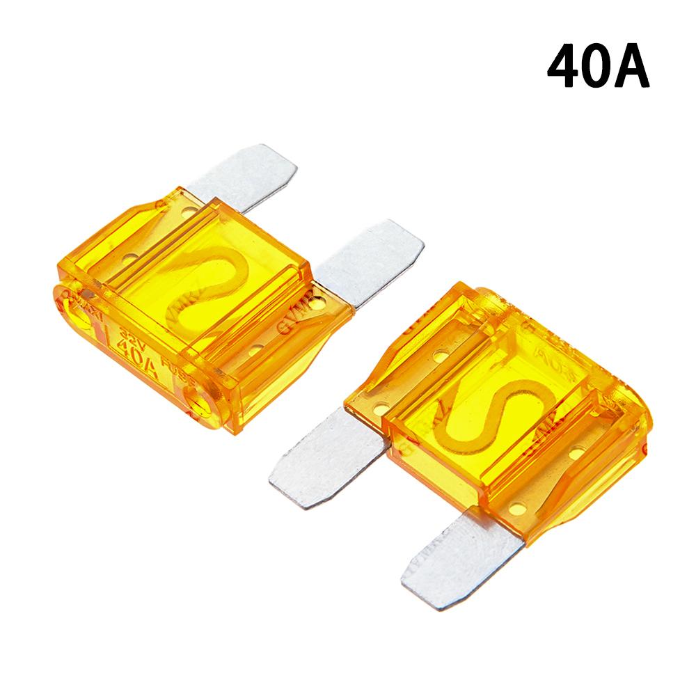 5PCS Zinc 32V 20A 30A Large Size Insurance Plug In Insert Xenon Light Truck Boat Automotive Car Blade Fuse 40A 50A 60A 70A 80A Fuses4