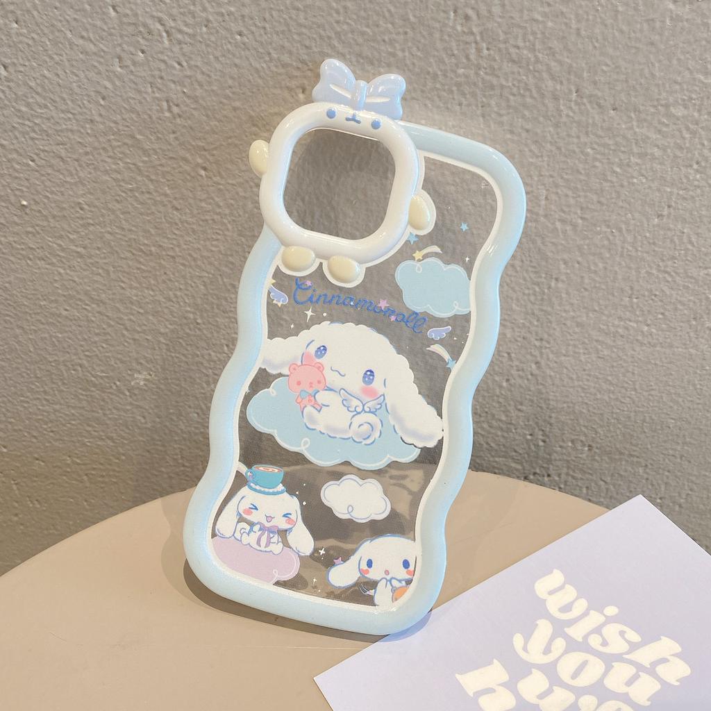 Wave Monsters Suitable for Apple 16 Mobile Phone Case Iphone15pro Protective Case 12 Yugui Dog 13 14 Soft Shell
