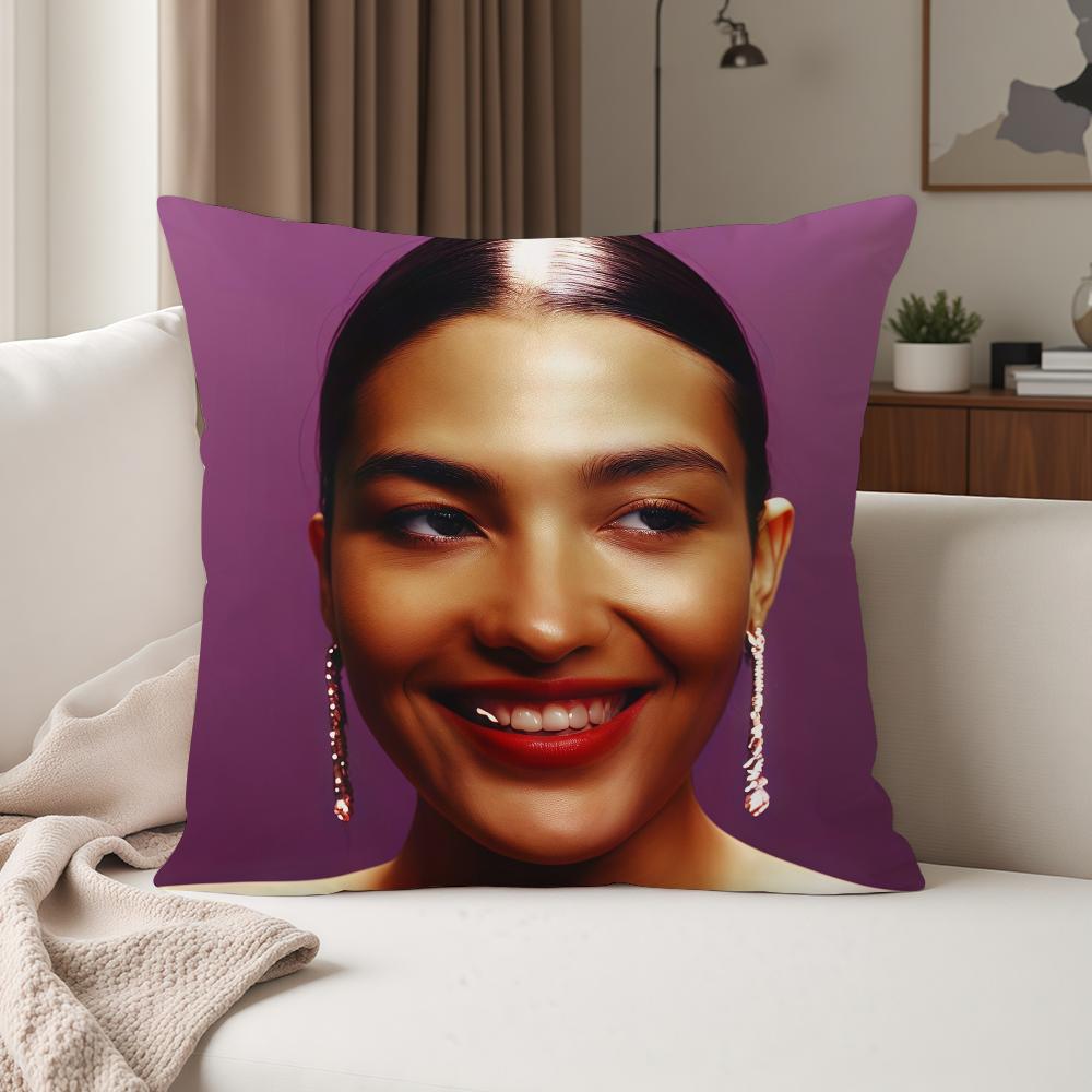 

Singer Olivia Dean The Art Of Loving Pillow Case Suitable For Bedrooms Living Rooms Cars Home Decoration 12x12Inch