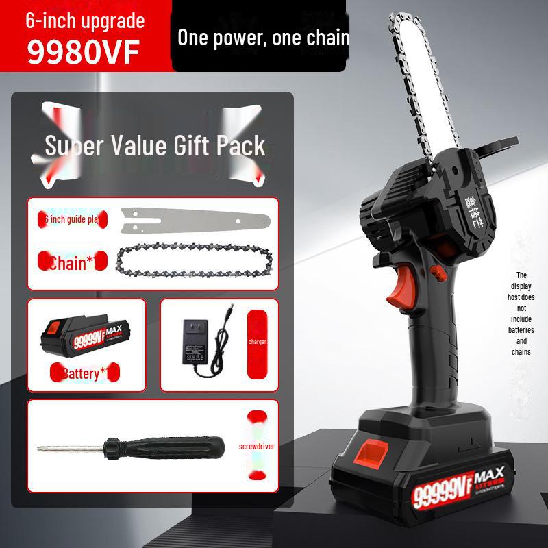 

Портативная мощная бесщеточная электрическая цепная пила: Варианты 4, 6 и 8 дюймов для домашней обрезки