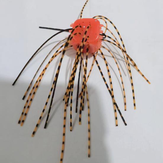 10 ks 1,4 cm/4 g Měkká kostka nástraha se sukýnkou Pomalu potápivá Barevná PVC Umělá kostka nástraha Sladkovodní Slanovodní Okoun Sumec Rybářské příslušenství