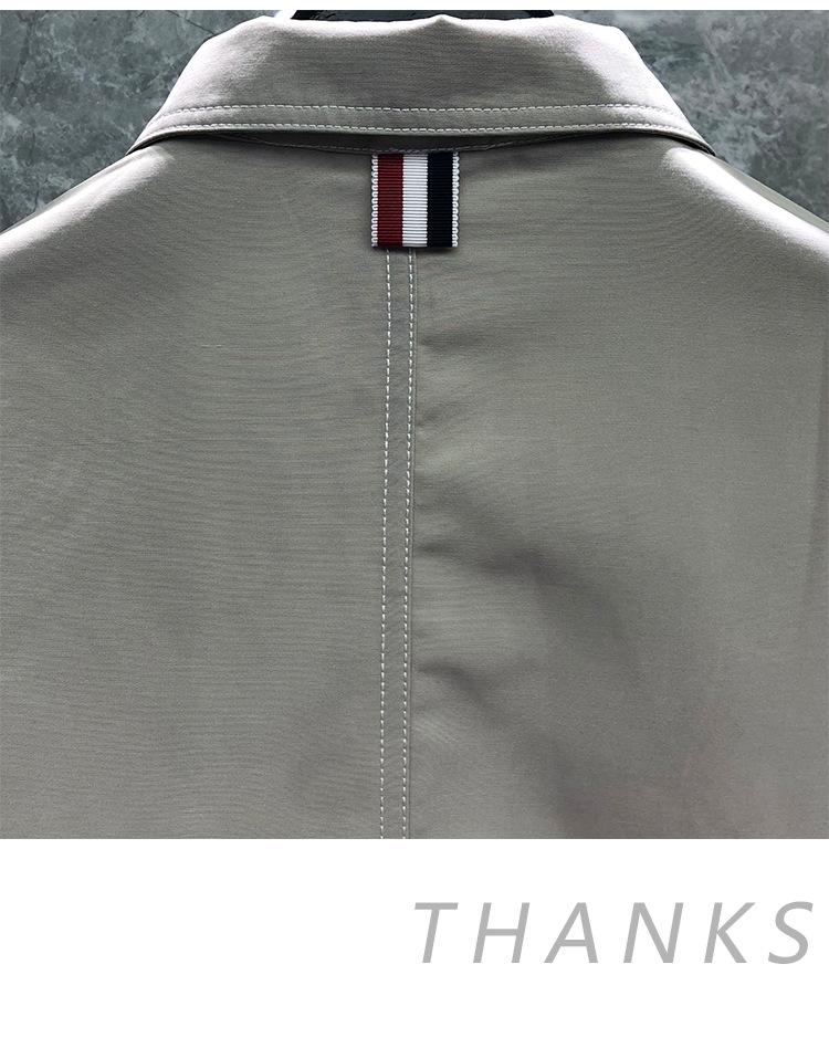 TIME BREATHE Men's Retro Workwear Jacket - Spring/Autumn Casual Versatile Shirt Style