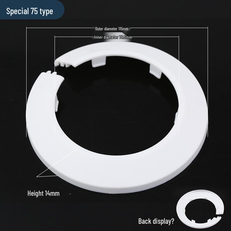 Decorative Pipe Cover Ring for Air Conditioning and Heating Valves