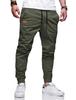 Commerce extérieur quatre saisons pantalon droit hommes décontracté sport coton taille européenne cordon de serrage sac fourre-tout salopette