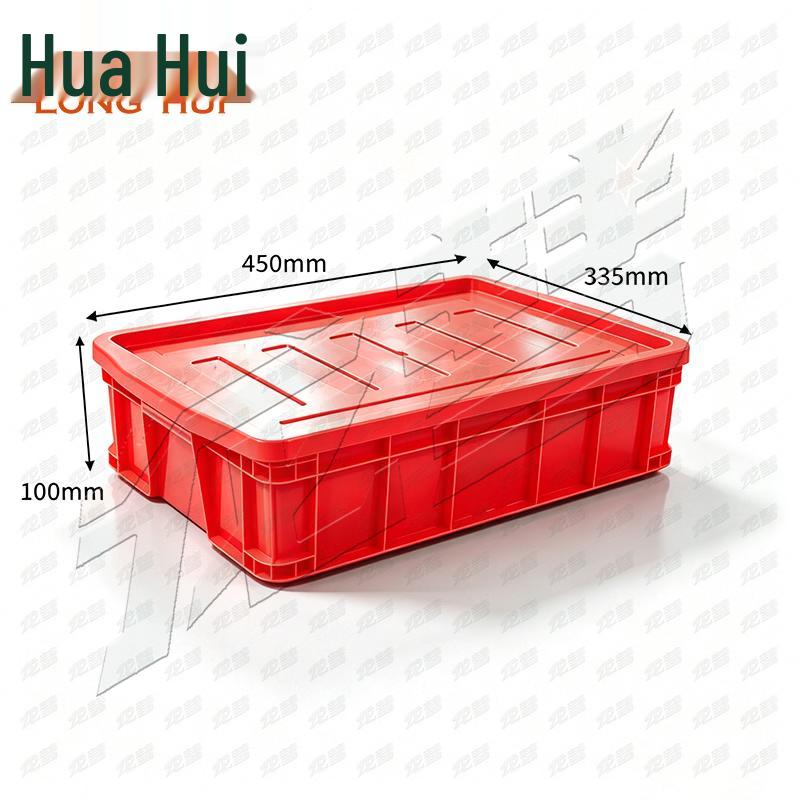 Longhui Plastic Storage Crate with Lid