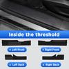 For CHANGAN CS35 Plus -2025 Car Door Sills Scuff Plate Threshold PU Protector Interior Imitation Carbon Fiber Sticker