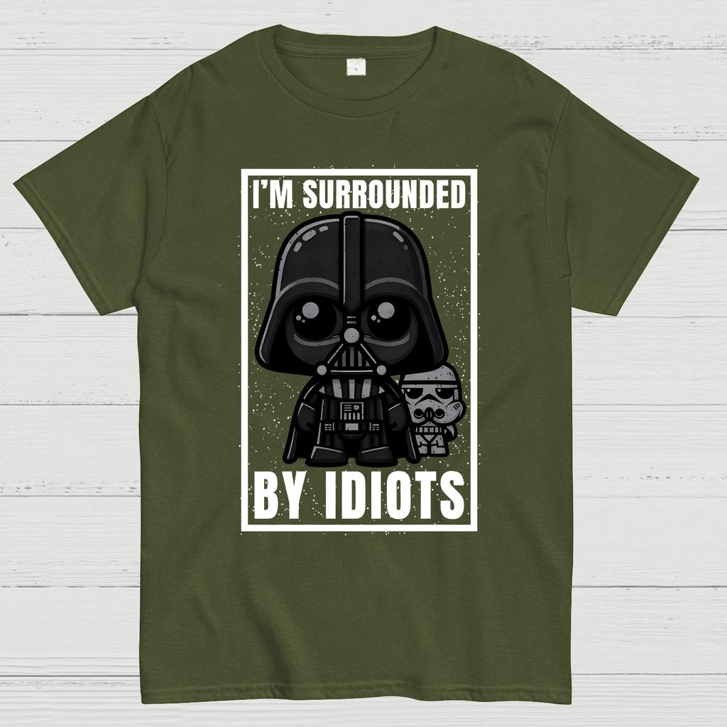 I'm Surrounded By Idiots Cotton Summer Casual Cool Loose T-Shirt