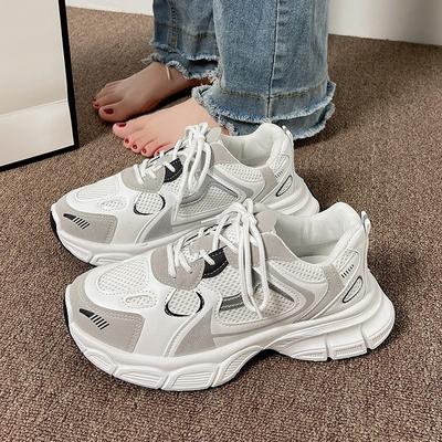 Platform White Casual Sneaker Women's Autumn New Dad Shoes Women's Running Shoes