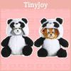 Authentic Cat And Mouse Panda Plush Toy Cute Cartoon Tom Cat And Jerry Mouse Doll Gift 20cm Height
