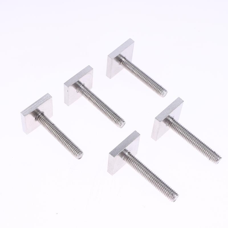 3/5Pcs T-Bolts Fit For Thule Free Ride 532 T Track Roof Mount Cycle Carrier Screws Studs Bolt M6*35mm 20X20mm
