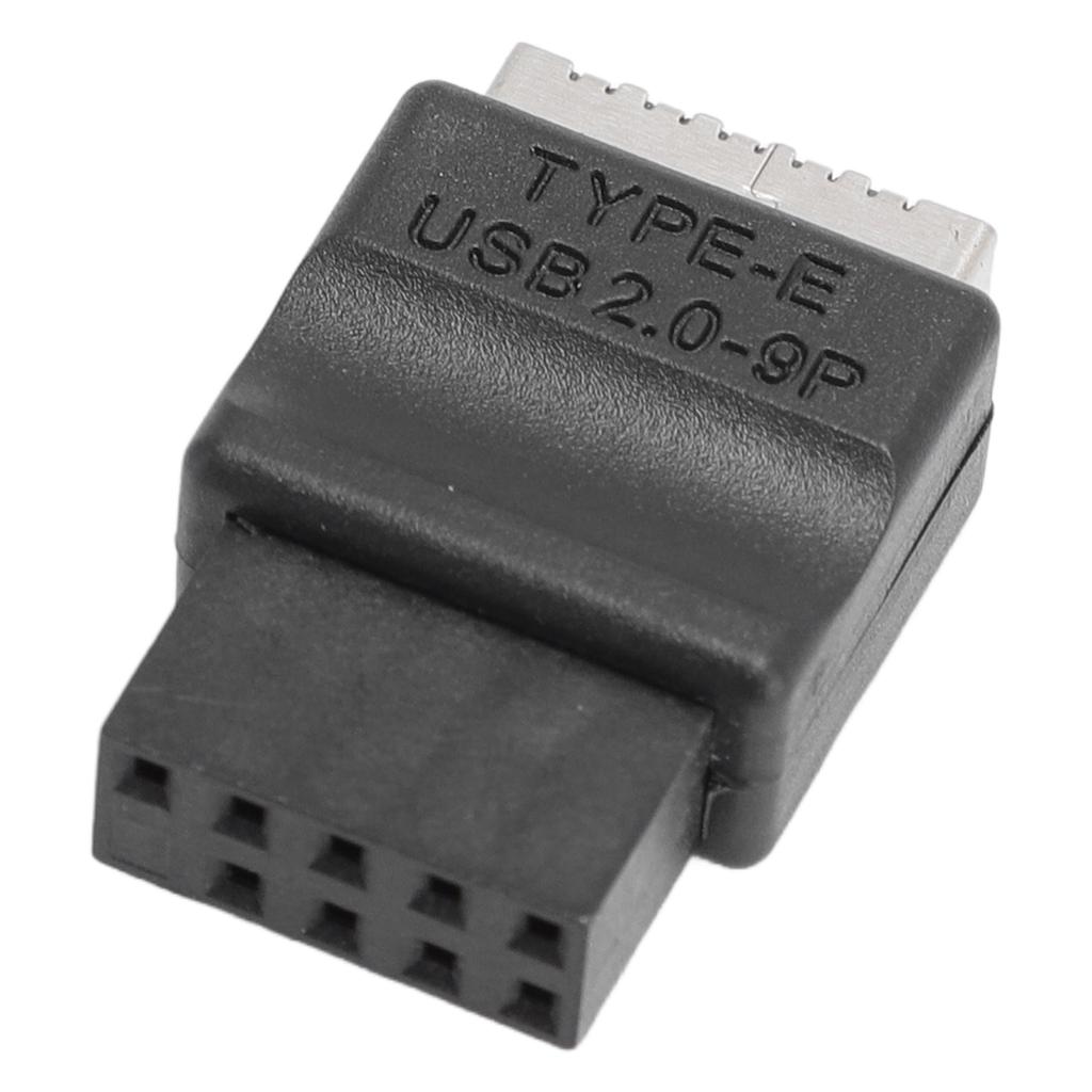 PH721 9PIN Male to TYPE E Female Adapter PVC 480Mbps Compact 9PIN to TYPE E Converter
