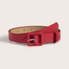 New Women's Simple and All-match Skirt Imitation Leather PU Clothing Belt Pin Clothing Clothing Square Clothing Belt
