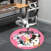 1pc Dogs And Cats Chair Carpet for Office Non Slip, Machine Washable Rug for Office, Room Holiday Decor for Christmas, Birthday Polyester
