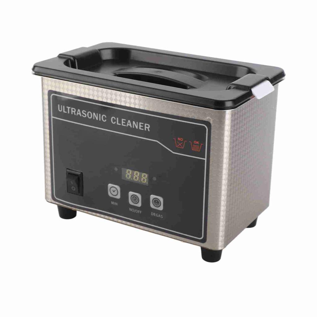 Limpador ultrassônico portátil de alta capacidade e baixo ruído de 40 KHz e 800 ml para joias de vidro