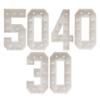 "40th Birthday Light Up Numbers 39.37 Inch Party Decor for Anniversary Warm White Vintage Style Battery Powered (Not Included)"