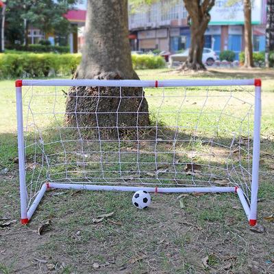 Novos DIYS Crianças Esporte Portátil Crianças Futebol Gol de Futebol Rede Com Bomba de Bola Crianças Mini Futebol Gol Brinquedo Esporte
