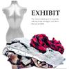Female Mannequin Torso, 27'' Height Inflatable Half Body Model Shirt Form Display Soft Body Clothing for Upper Body Clothing Window Display Props