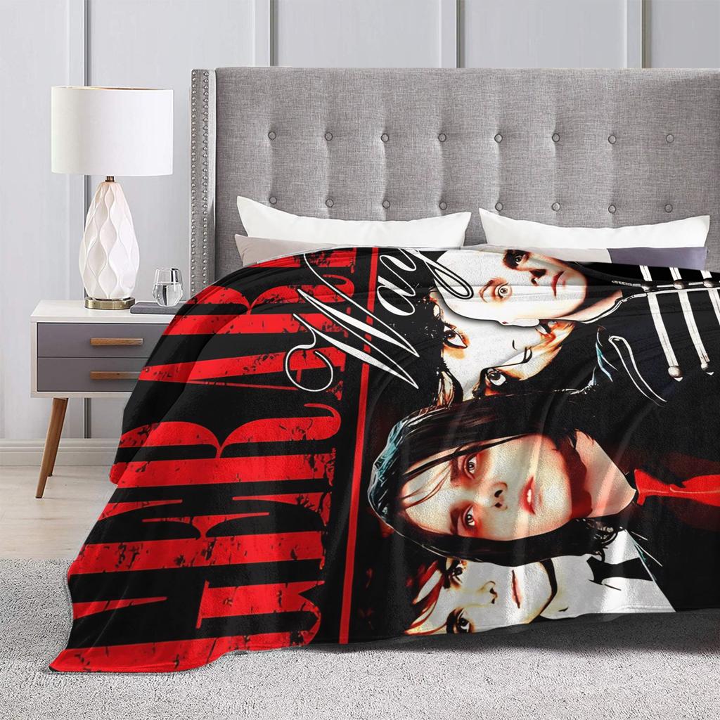 My Chemical Romance Blankets Quality Soft Warm Throw Blanket Spring Travel Office Living Room Street Trend Bedspread