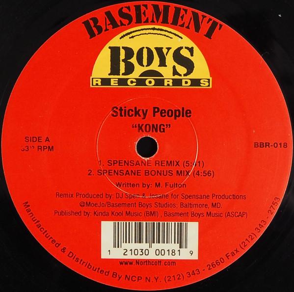 

12inch Record STICKY PEOPLE / JASPER STREET CO. - Kong / A Feelin BBR018 Basement Boys R 1998 US Dance & Electronica Used