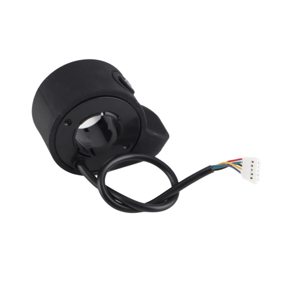 ABS Electric Scooter Thumb Throttle Single Button Speed Control Thumb Throttle Black Scooter Throttle Speed Accelerator