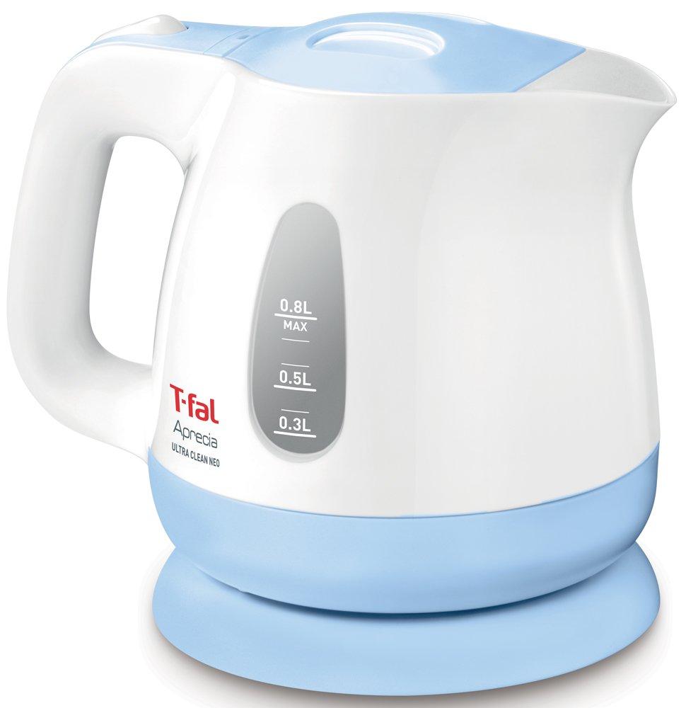 T-fal Electric Kettle "Aplessia Ultra Clean Neo" Antibacterial Sky Blue 0.8L KO3904JP