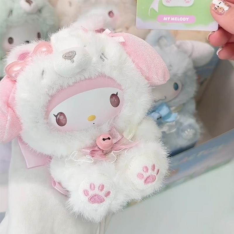 San rio Doll Characters Fox Island Blind Box Cinnamoroll Vinly Plush Pendants Surprise Box My Melody Anime Doll Mystery Bag Toy