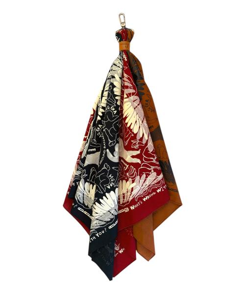 WWWY [WWWY] Tatatata Bandana Leather Keyring