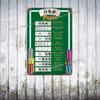 Gewinnende Pokerhand-Ranglisten-Tabelle Poster Vintage Blechschild Metallschild Dekorative Plakette für Pub Bar Man Cave Club Wanddekoration
