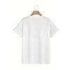 European sizes Men's Plus Size Vintage European & American Retro T-Shirt - Oversized & Tall Casual Round Neck Short Sleeve Tee