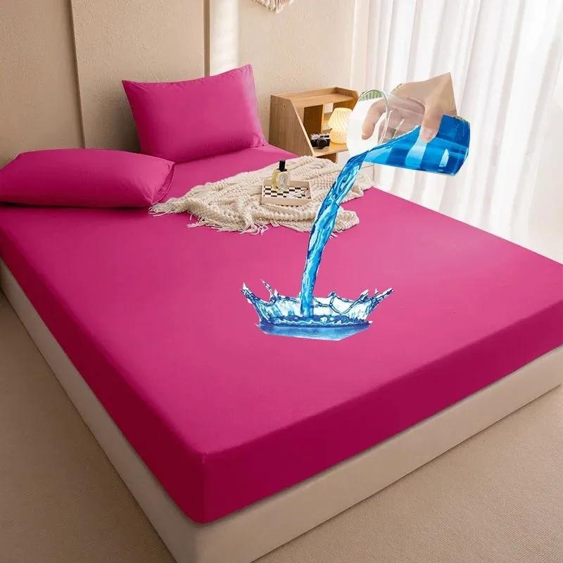  Protector de Colchón Suave Sábana Bajera Funda de Colchón Impermeable Anti Ácaros y Lavable Protector de Cama