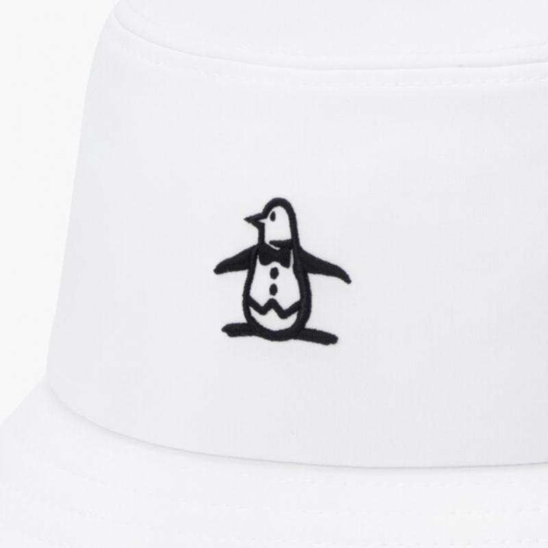MunSingwear Men S Signature Bucket Hat White Mr121mcp12