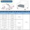 Jacquard Neuer Sofakissenbezug, einfarbig, elastischer Sitzbezug, abnehmbarer, dicker Sofaschutz, L-förmiger Sofabezug, Haustiere, Wohnzimmer, Zuhause