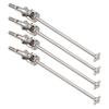 4pcs Universal Drive Shaft Steel Swing Shaft RC Accessory Fit for HSP 94111 110 RC CarSilver