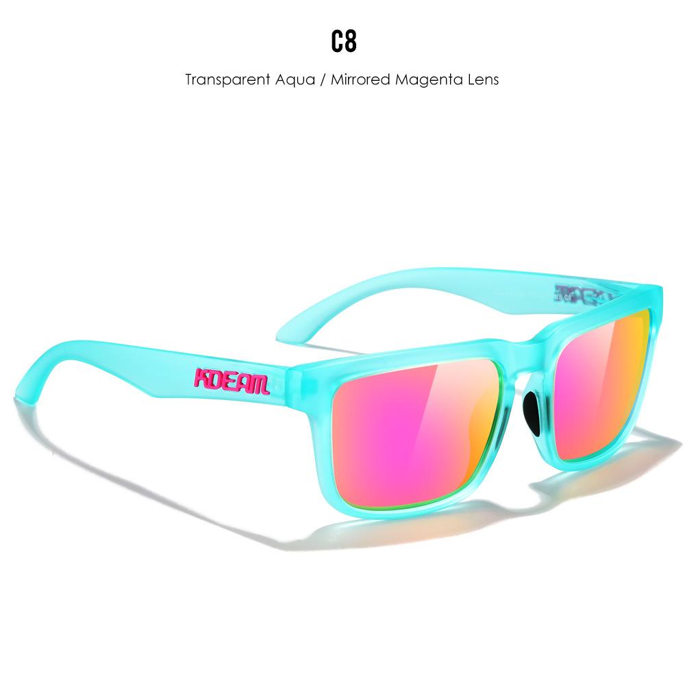 KDEAM Large Size Square Men's Sunglasses Polarized Photochromic Oversized Sun Glasses Fashion Women Shades Upgraded Edition