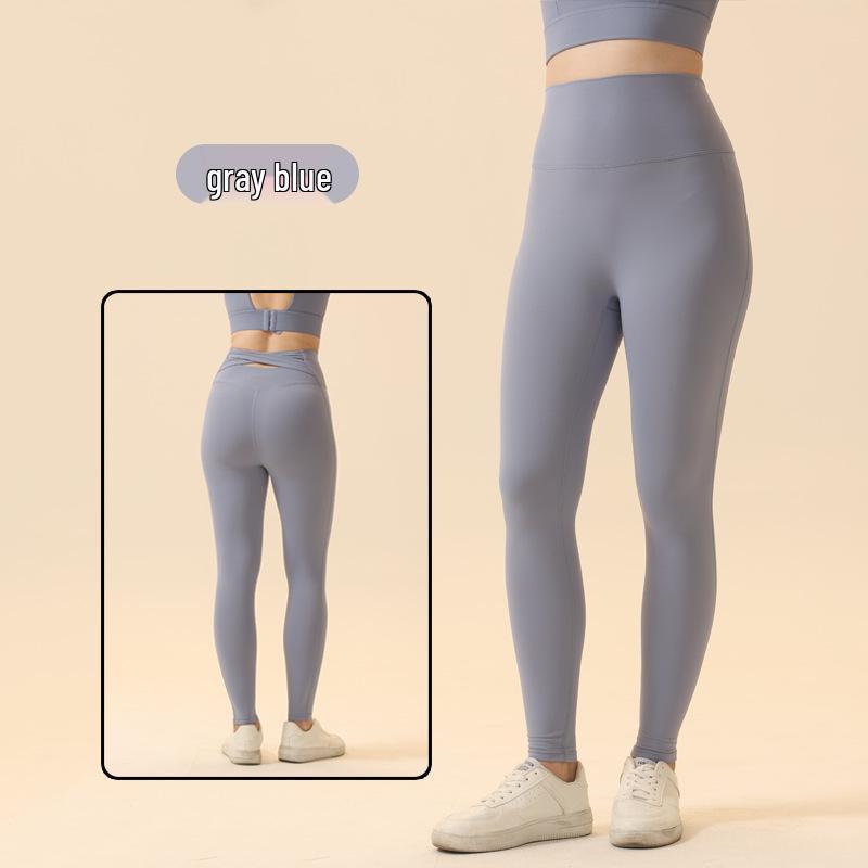 High-Waisted Butt-Lifting Yoga Pants for Women - Elastic & Brushed; Perfect for Fall/Winter with No Visible Lines.