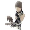 Hengyuanxiang Winter Scarf, Hat & Glove Set