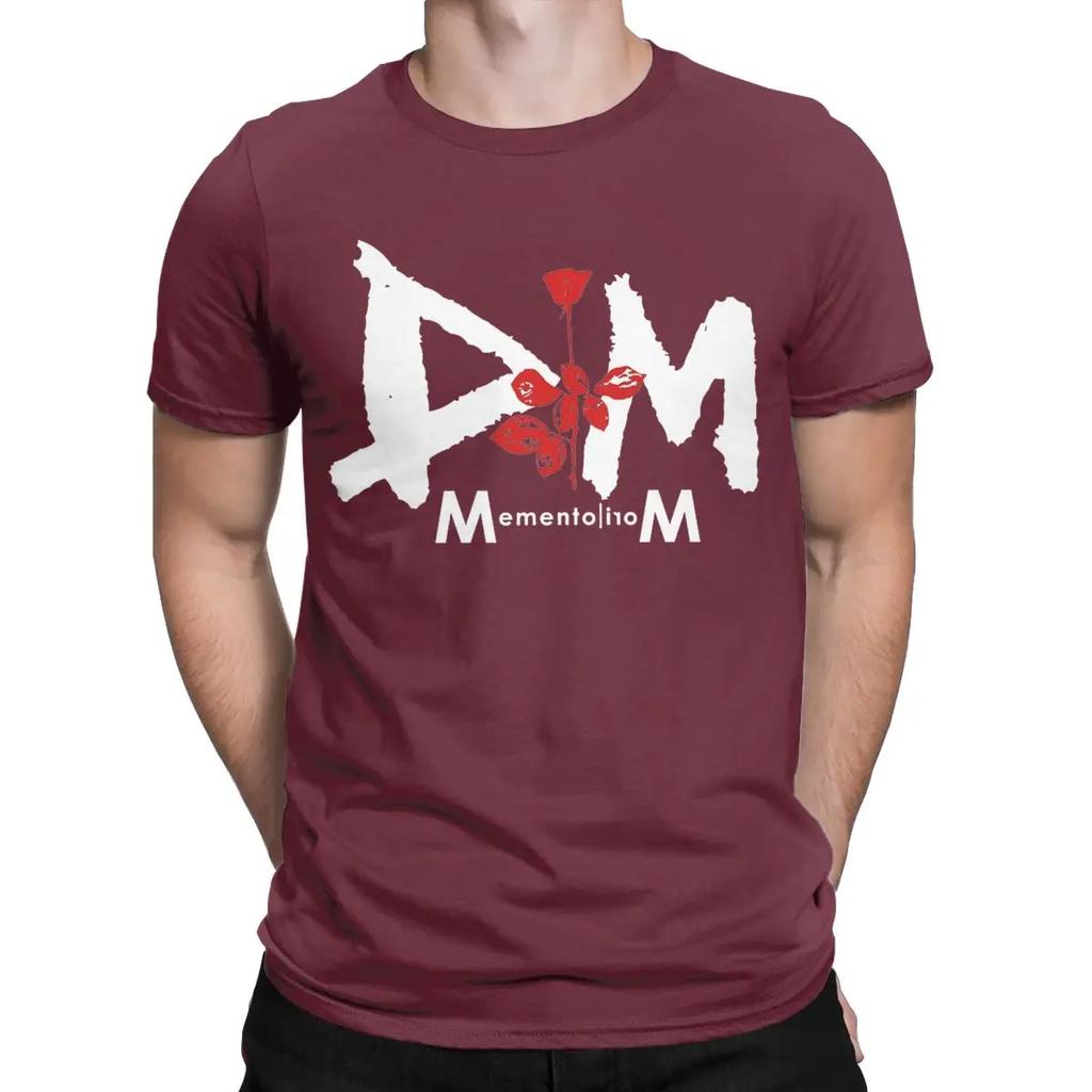 Heren DM Memento Mori Mode Depeches T-shirt Katoenen Tops Vintage Korte Mouw Ronde Hals T-shirt Nieuwe Collectie T-shirt