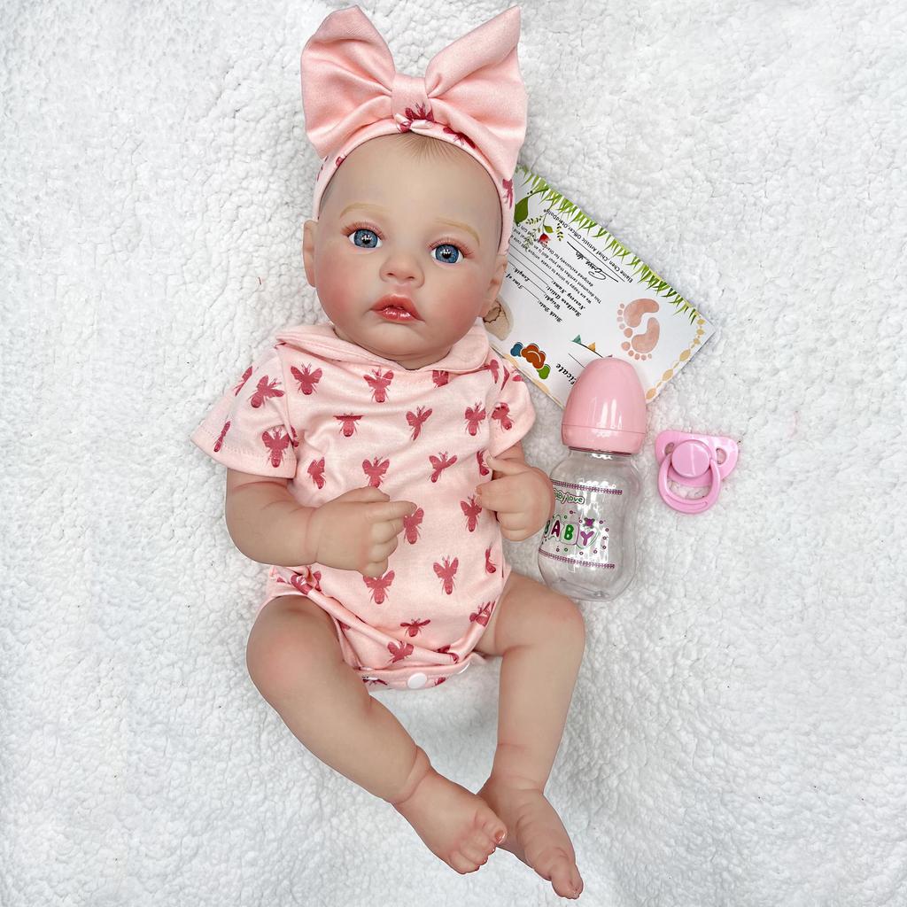 45CM Washable Infant Bath Doll Toy, Role-playing Figure for Girls, Children's Birthday Gift