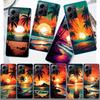 Beautiful Seaside Coconut Trees Phone Case For Redmi 12 13C 12C 15C 9 10 10C Note 13 Pro Plus 14 15 Pro 9T 9C 9A TPU Soft Cover