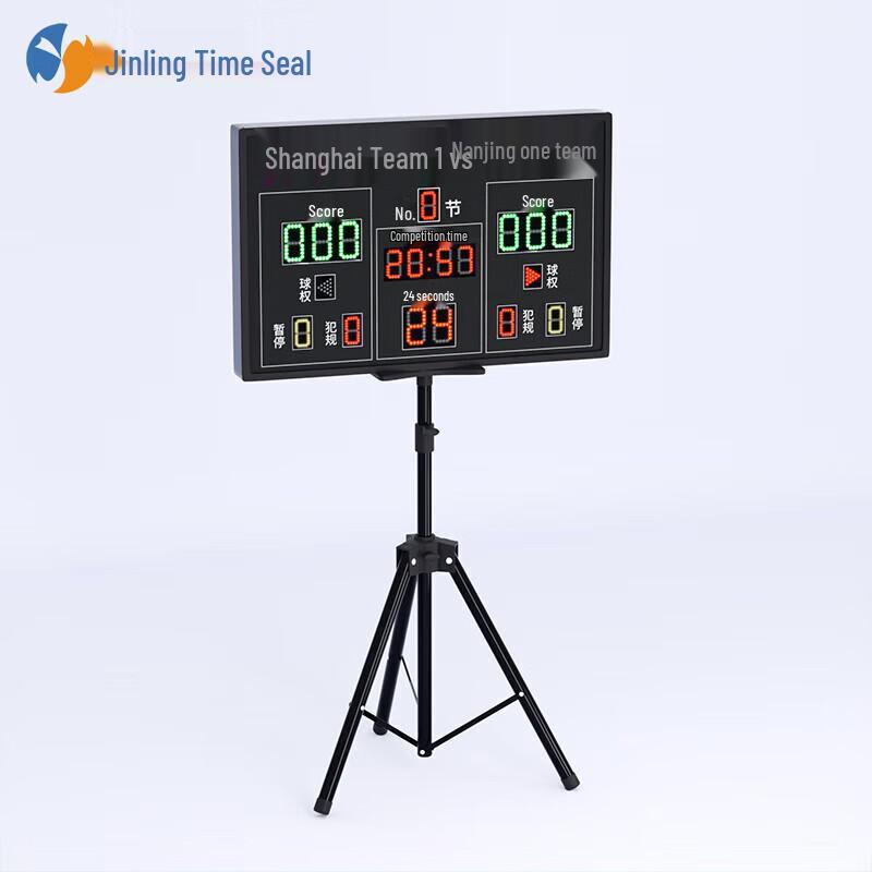 Electronic Basketball Scoreboard with Shot Clock