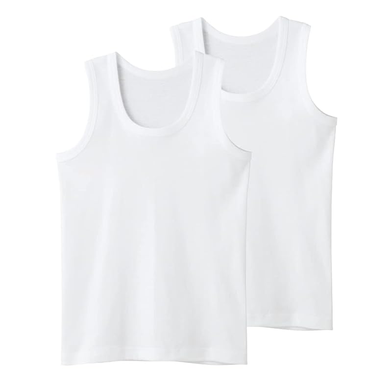 [Gunze] Boys  Tank Top Running Set - Kids  Underwear, All Seasons, 100% Cotton, Suitable for Indoor Drying, Antibacterial, Odor-Resistant, Kids