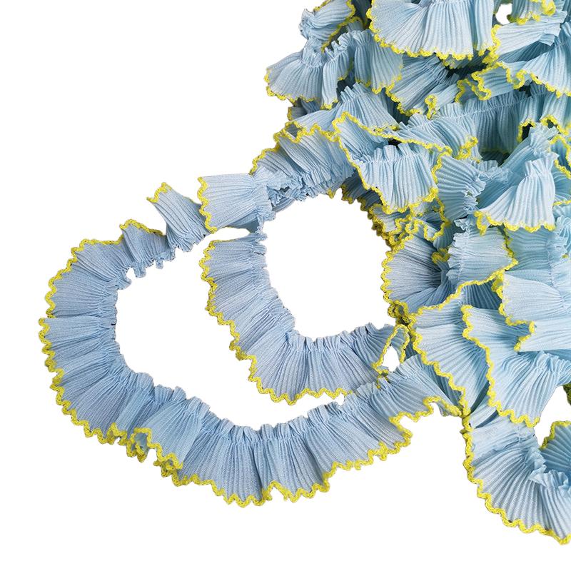 1PC Natural Drape Exquisite Soft Decoration Lightweight Strong Durability Wrinkle Comfortable Chiffon Embellishment 3CMx1M