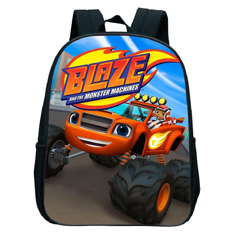 Blaze and the Monster Machines Backpack for Preschool Boys Girls Waterproof Children School Bags Kids Kindergarten Rucksack Gift