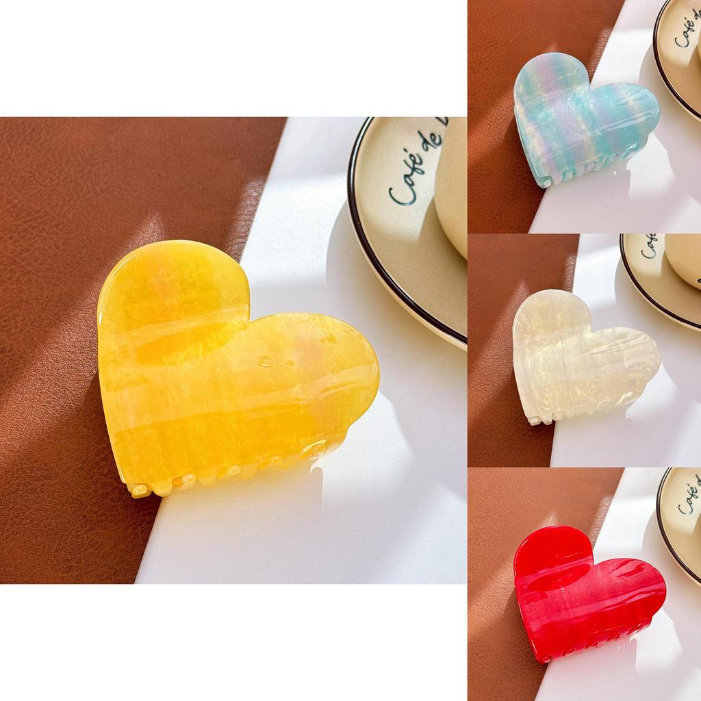 86cm Heart Trendy Shaped Hair Claw Clip For Women Featuring Chic Options Color