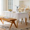 Embroidered Checkered Universal Dining Table Cloth Decorative Tablecloth Cover Cloth North Tablecloth Table Mat Cotton And Linen