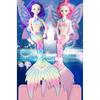 Colorful 45cm Mermaid Doll 11 Movable Joints Bjd Doll Set  (with Lights and Music)