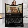 Custom Blanket Flannel Blanket Photo Flannel Blankets for Sofa or Bed Gift DIY Print On Dropshipping