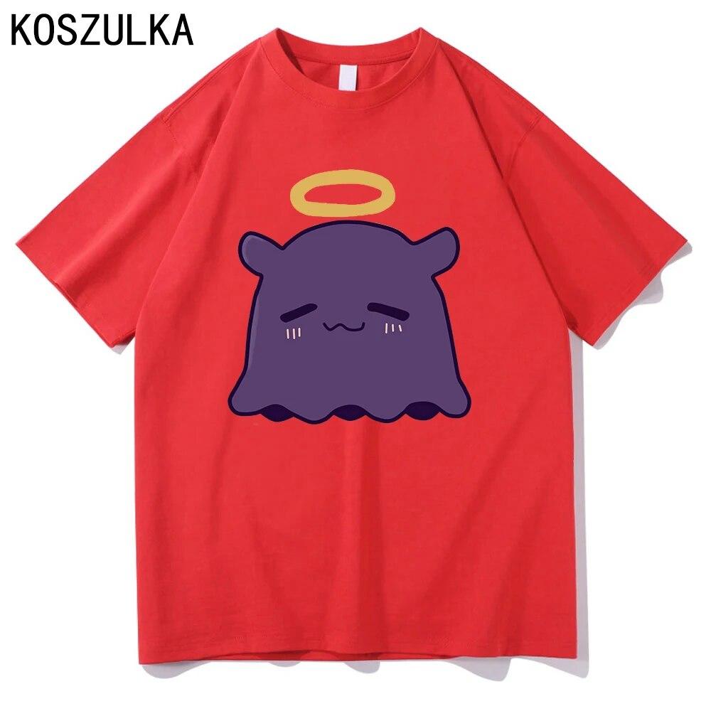 Hololive Takodachi T-shirt High Quality Cotton Tee Shirt Summer T Shirts Graphic Sudaderas Tako Unisex/women Hip Hop Sweatshirts Unisex