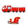 Christmas Ornaments Resin Crafts Multi-purpose Elk Car Micro Landscape Layout Props For Garden Bonsai Decor